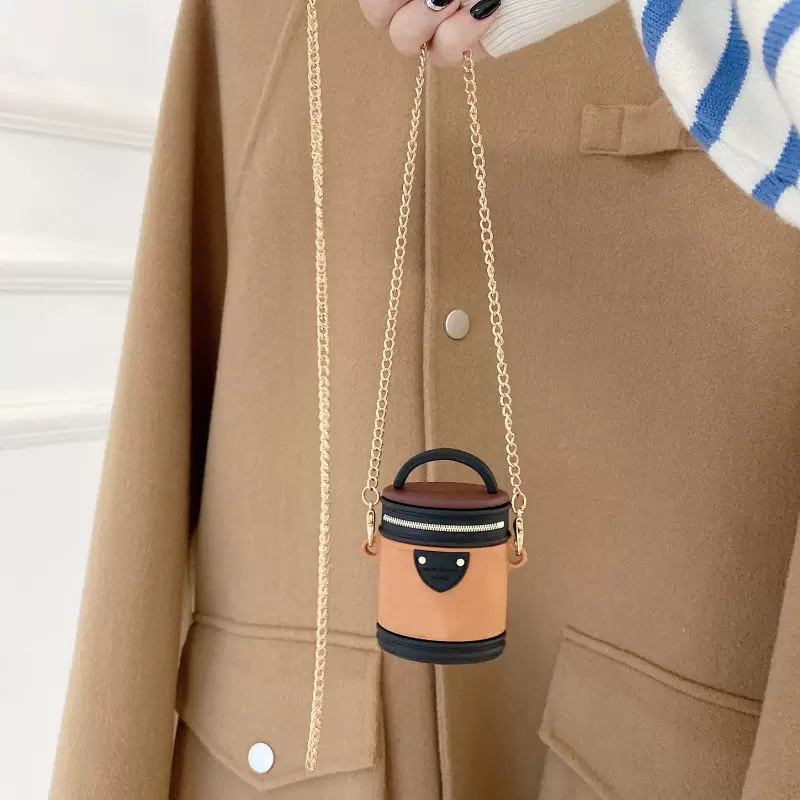 

Luxury Brand Earphone Cover For Airpods Pro 1/2 Case Wireless Bluetooth Headset Cases Chain Cross Body Earphone Protection Case