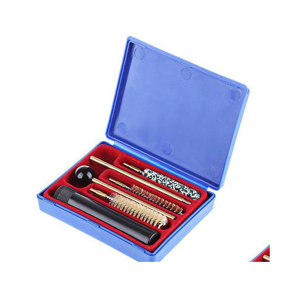 

Others Tactical Accessories Airsoft Ar15 M4 M16 Brush Cleaning Kit .357 .38Cal 9Mm For Pistol Hunting Drop Delivery Gear Dhmlq, Blue