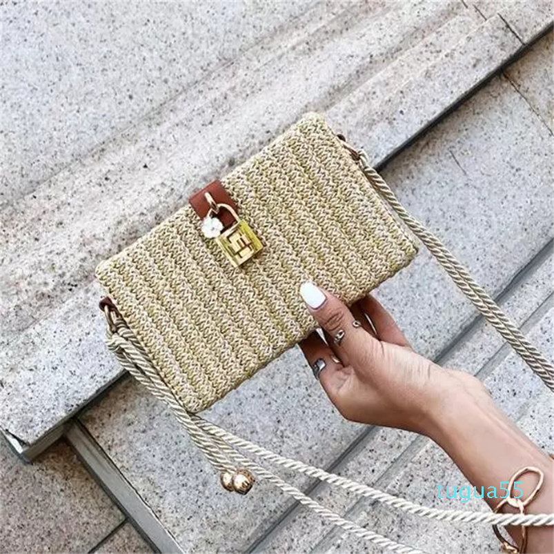 

Shoulder Bags HBP Woven Rattan Bag Handmade Straw Shoulder Bag Summer, Beige