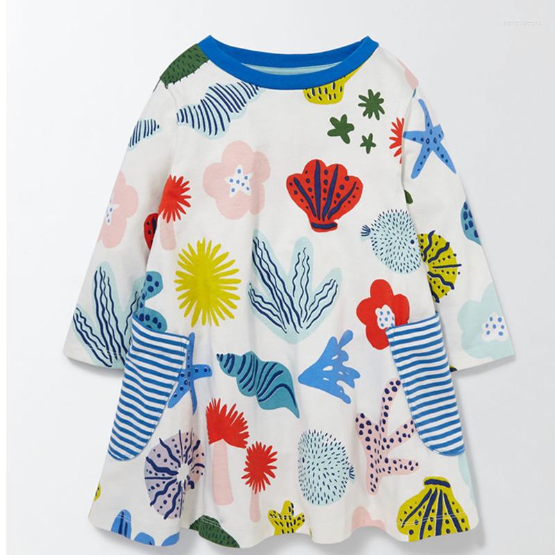 

Girl Dresses Menoea Teens Dress Kids Clothes Knitted Cotton Embroidery Print Clothing Baby Girls Long Sleeve Floral For Christmas, Az1030