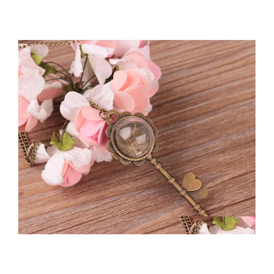 

Pendant Necklaces Pretty Key Necklace For Women Beautifly Female Jewelry Accessories Long Chain Luckyhat Drop Delivery Pendants Dhvwr