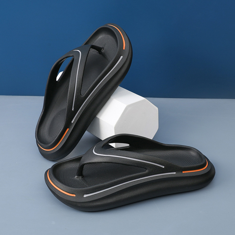 

Slippers EVA Thick Sole Thong Slippers Women Platform Flip Flops Summer Shoes Foam Pillow Slides Outdoor Beach Sandals Cloud Slipper 230203, Orange