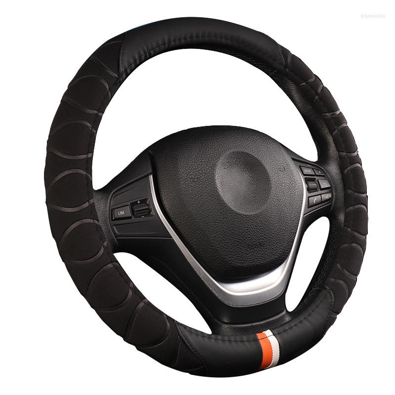 

Steering Wheel Covers Universal 37-38cm Diameter Soft Car Auto Cover Wrap Suitable For 37-38CM/14.5"-15" M Size Interior Accessories