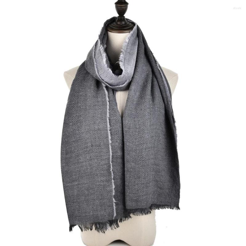 

Scarves In Autumn Women's Winter Warm Scarf Long Solid Color Soft Outer Luxury Cape