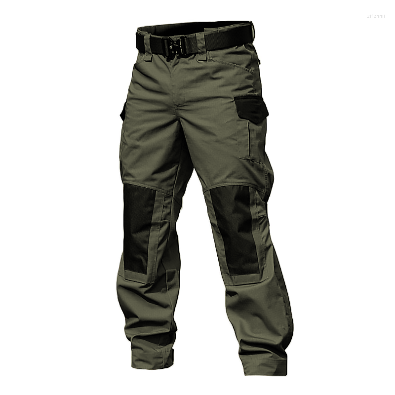 

Men' Pants Military Tactical Cargo Men Army Green Combat Multi Pockets Uniform Paintball Work Trousers, Gray