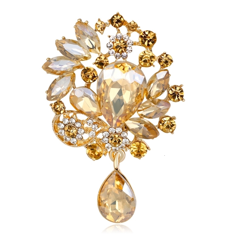 

Pins Brooches Delicate For Women Vintage Crystal Shirts Suits Lapel Pin Retro Collar Badge Jewelry 230202