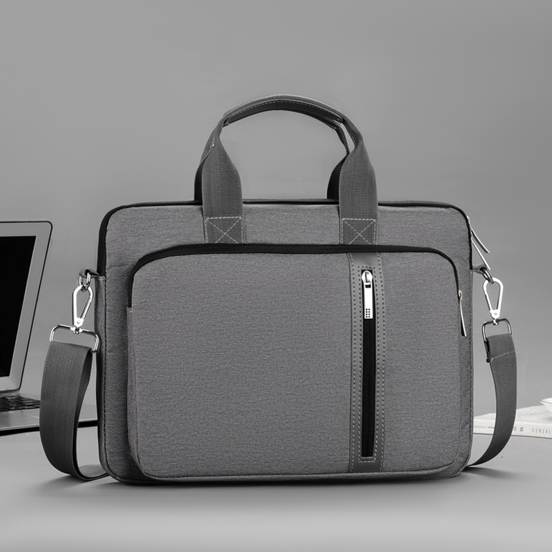 

Laptop Bags Waterproof Laptop Bag 13.3 14 15.6 17 Inch Notebook Case Sleeve For Macbook Air Pro Computer Shoulder Handbag Women Briefcase 230203