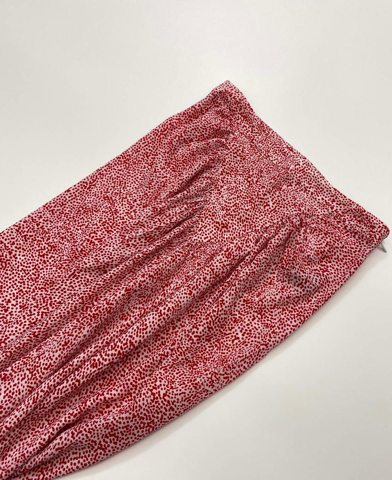 

Skirts Women Skirt High Waist Casual Wild Lady Midi, Picture shown