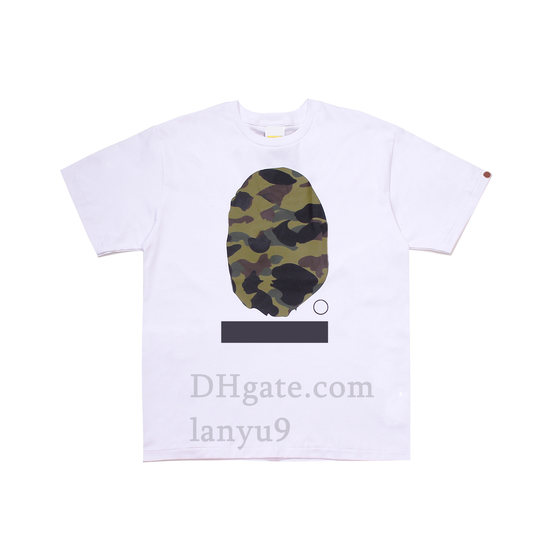 

Mens T shirts camouflage T-Shirts Summer Fashion Crew Neck Tees designer streetwear Asian size M- black t shirts for men graphic t-shirts designer shirt FFFFFF, 107-white