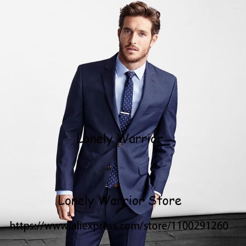

Men's Suits Classic Navy Blue Mens Business Blazer Notched Lapel Slim Fit Wedding Groom Tuxedo Costume Homme 2 Piece Set Jacket Pants, Purple
