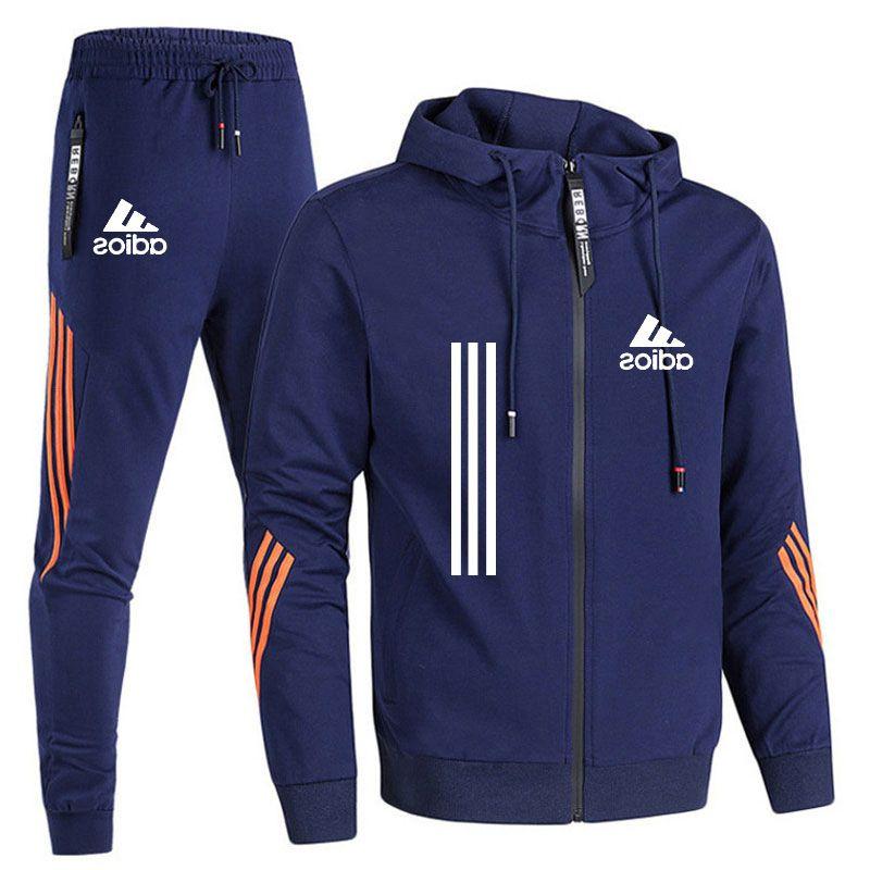 men jacket Men's Tracksuits autumn winter zipper clothes new trend casual stitching jogger Tech Fleece sweater hoodie pants womens Kluh-image-838951977