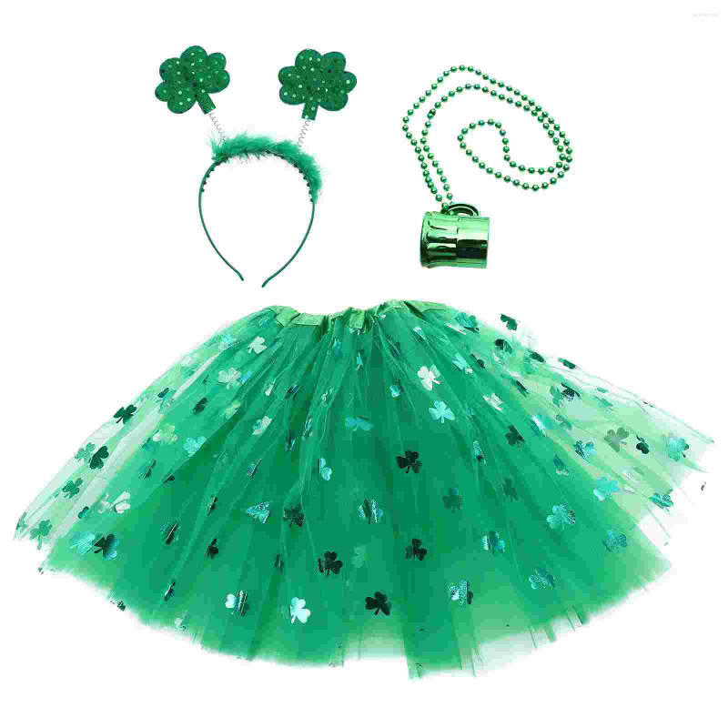 

Bandanas Patrick Party Day Costume Ornament Accessories Favors Patricks St Necklace Tutu Skirt S Prop Headwear Shamrock Dress