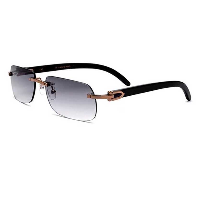 

22% OFF2023 Natural Horn Man Driving UV400 Rimless Rectangle For Vintage With