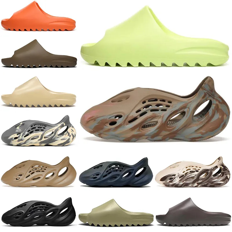 

Designer canvas Foam Runner Sandals slippers Men Women Designers Sneakers Shoe Desert Sand Bone Earth Triple White Black Slides Scuffs Flip Flops Sliders size 36-48, #8