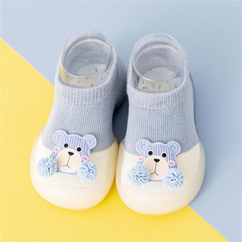 

First Walkers Toddler Kids Infant Born Baby Boys Girls Shoes Cute Cartoon Soft Soles Antislip Prewalker, Blue