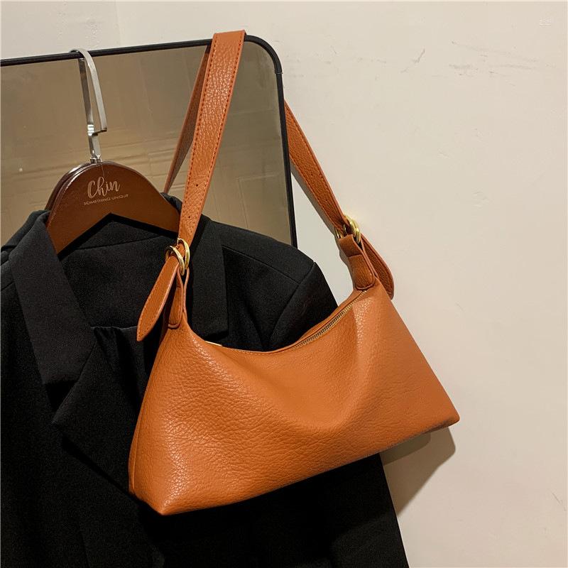 

Evening Bags Women Hobo Shoulder Bag PU Leather Crossbody Handbag Solid Versatile Female Messenger Fashion Phone Purse For, Black