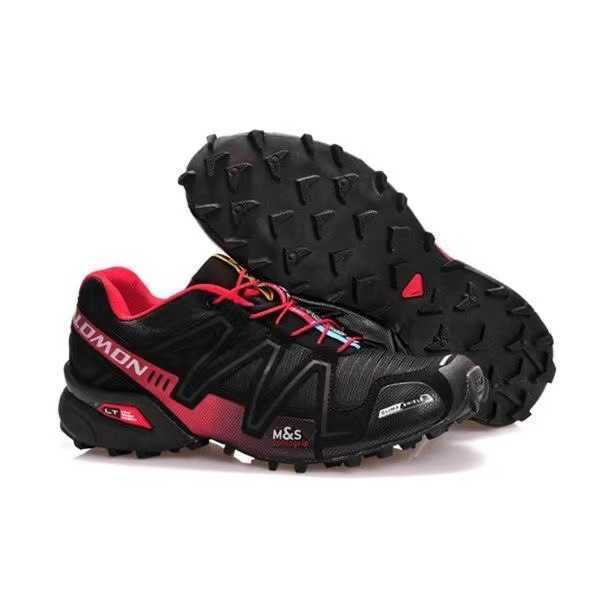 

2023 TN Solomon Mountaineering Shoes Versatile Large Men's Shoes Sports Shoes New, Red and black 36-47