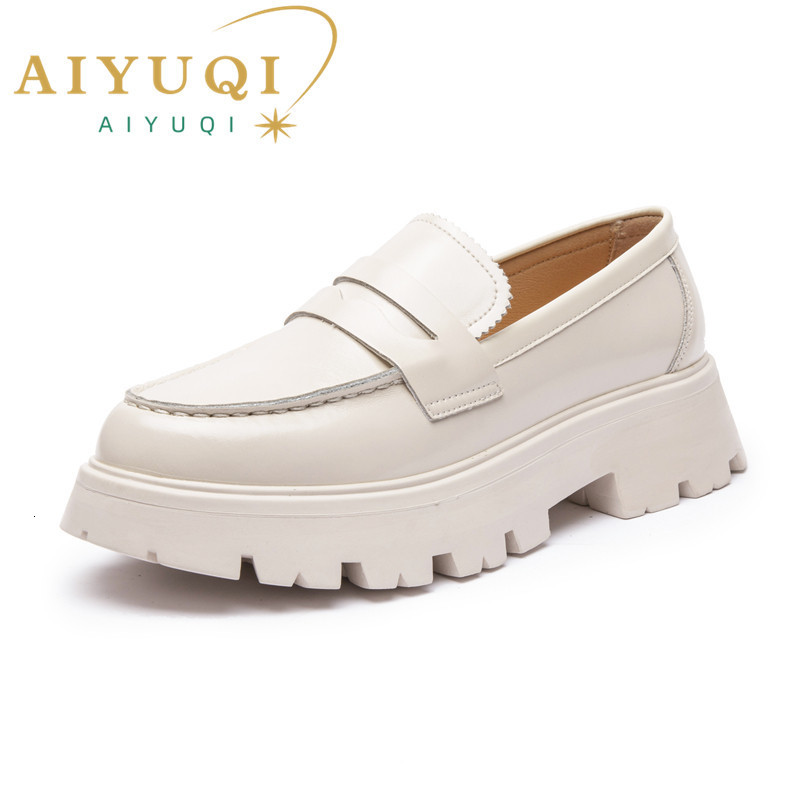 

Dress Shoes AIYUQI Women Shoes Loafers Genuine Leather Casual Spring Shoes Ladies College Style Oxford Shoes Women 230203, Black