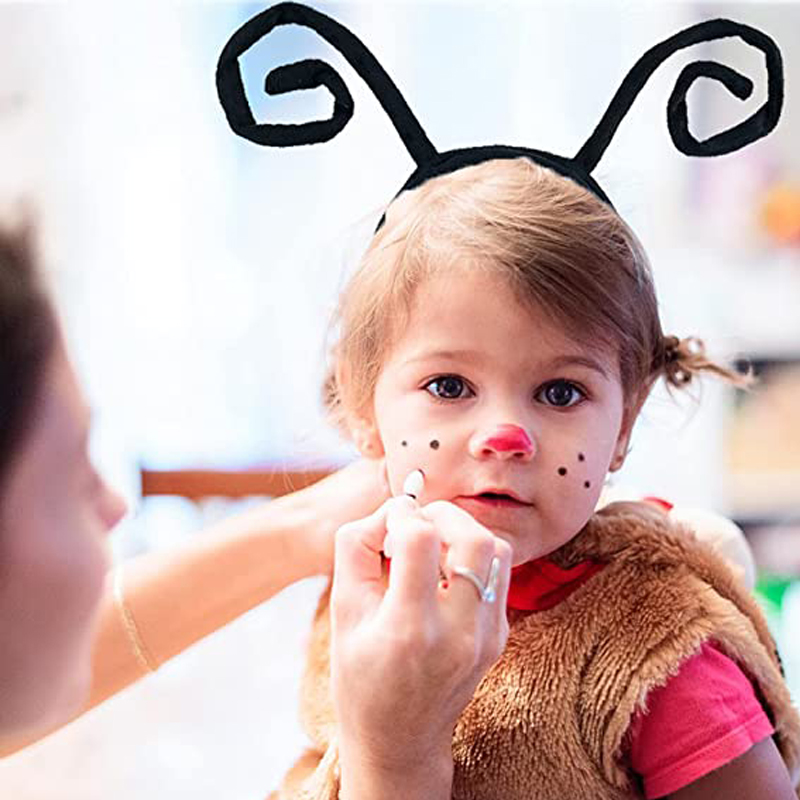 

Spiral Bug Insect Butterfly Antennae Headband for Women Men Kids 20pcs/, Black