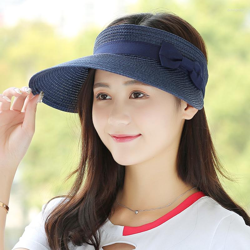 

Wide Brim Hats Girls Outdoor Sunshade Hat Female Summer Sunscreen Casual Leisure Sun Cap Foldable UV Protection B-8246, Black
