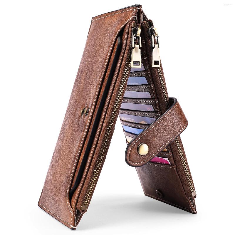 

Wallets Pickup Bag Women's Multi Functional Large Capacity Wallet Ticket Clip Zipper Women, Black
