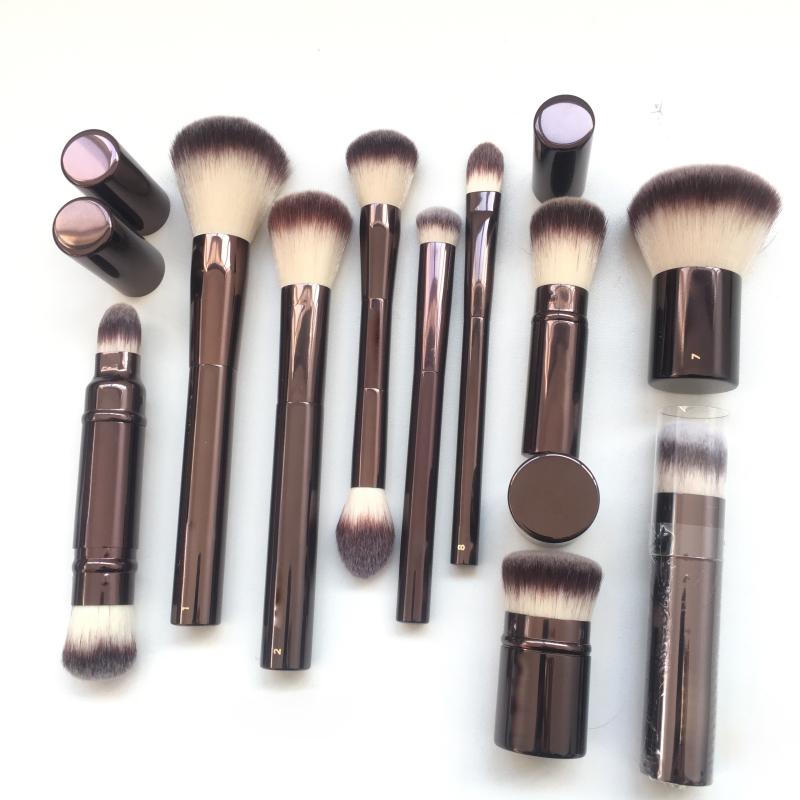 

Makeup Brushes 1 Pc HG Pro Powder Contour Blusher Make Up Brush Highlight Bronzer Exquisite Professional Metal Handle With Box