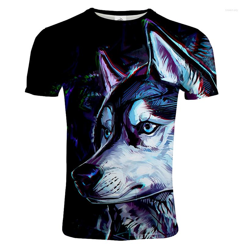 

Men' T Shirts 2023 Arrivals Wolf 3D Printed T-shirt Fashion Short Sleeve Streetwear Tshirt Sports Casual O-Neck Tees Hip Hop Tops, 04
