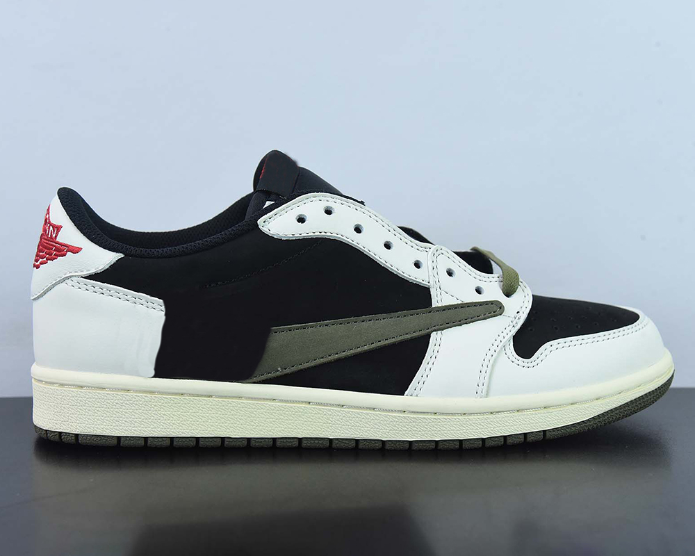 

New Release Basketball Shoes Latest Travis S x 1 Low OG "Olive" Outdoor Sneakers With Original Box, #1