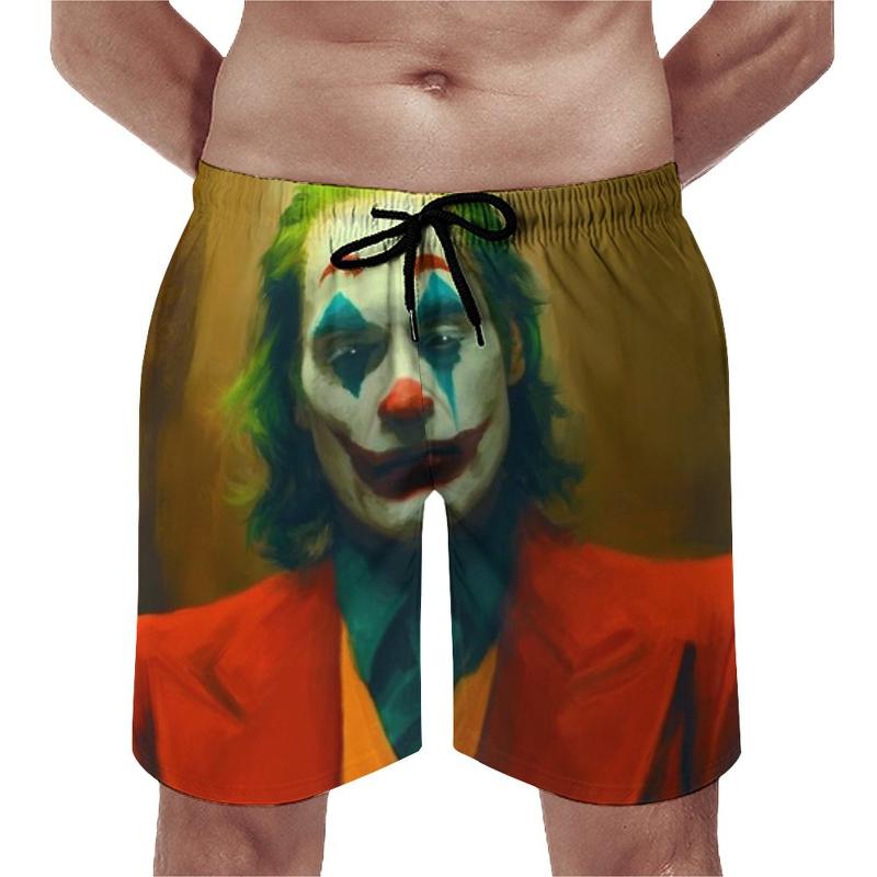 

Men's Shorts The Clown Board Hopeless Beach Short Pants Elastic Waist Comfortable Print Swim Trunks Plus Size 3XLMen's, Style-14