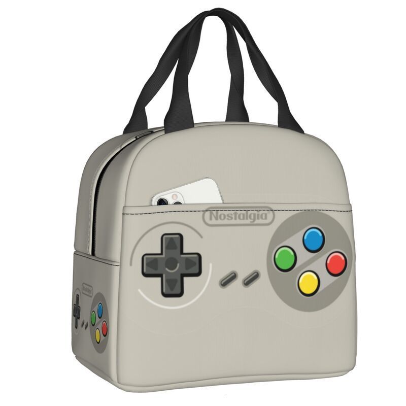 

Ice PacksIsothermic Bags Retro Video Game Turbo Controller Portable Lunch Boxes Multifunction Gamer Lover Cooler Thermal Food Insulated Bag Kids 230203, Army green