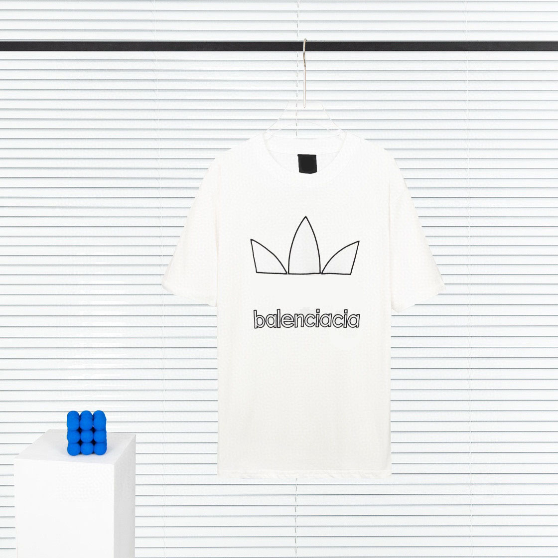 

Men's Plus Tees Polos Round T-shirt plus size neck embroidered and printed polar style summer wear with street pure cotton 2n