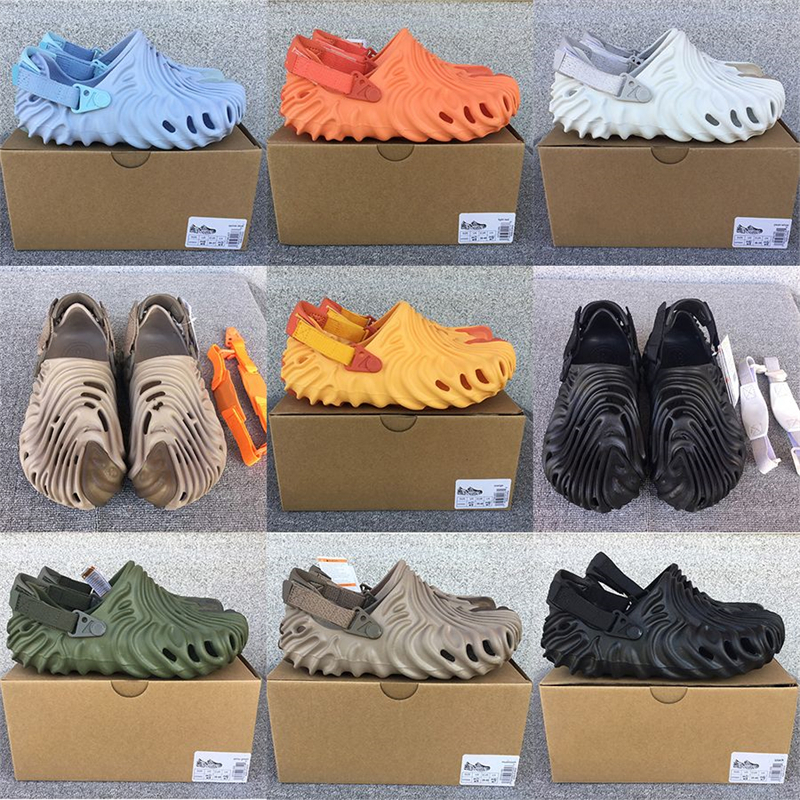 

salehe Bembury X pollex clog sandals buckle designer sandals men women slides slipper slip-on beach odile Stratus Cucumber Spackle, 11