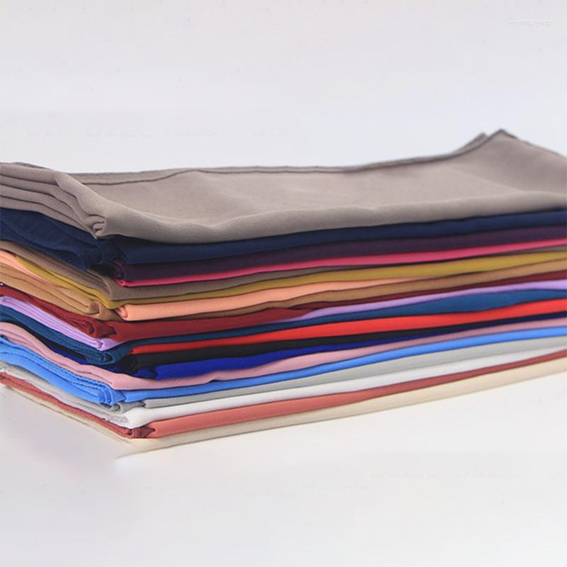 

Scarves Big Size 180 85cm Malaysia Bubble Chiffon Hijab Scarf Spring Plain Wrap Muslim 24 Color Scarves/scarf