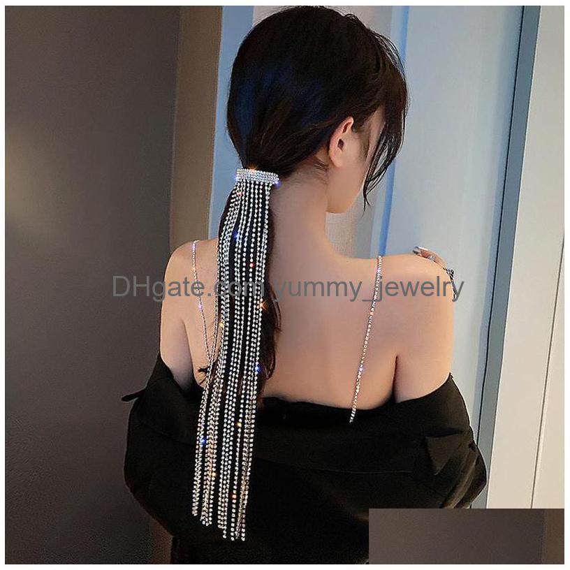 

Other Hair Jewelry Advanced Sense Designer Fashion Tassels Fairy Headdress Wedding Be Engaged Versatile Temperament Accessories Drop Dhe0U