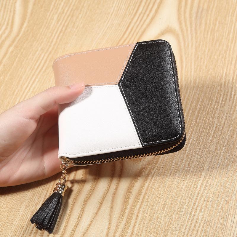 

Wallets Women's Wallet Small Fashion Brand Leather Ladies And Card Bag 2023 Clutch, Black