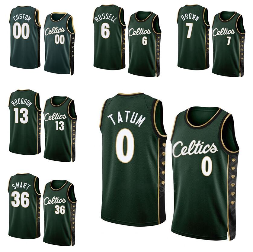

Basketball jerseys Jason Tatum Jaylen Brown Malcolm Brogdon Marcus Smart 2022-23 season any style city versions Men Women Youth jersey, With logo