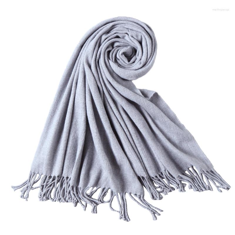 

Scarves Fashion Blend Cashmere Adult Tassel Warm Cold Winter Shawl For Men Women