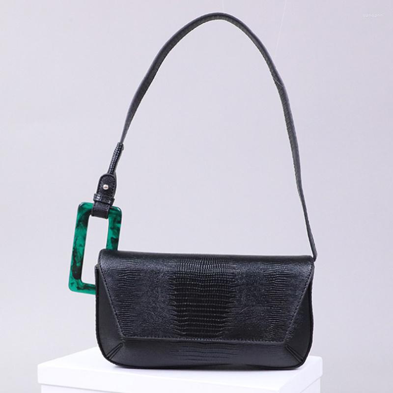

Evening Bags Simple Designer Armpit Bag High Quality Pu Leather Women's Shoulder Women Handbag, Black
