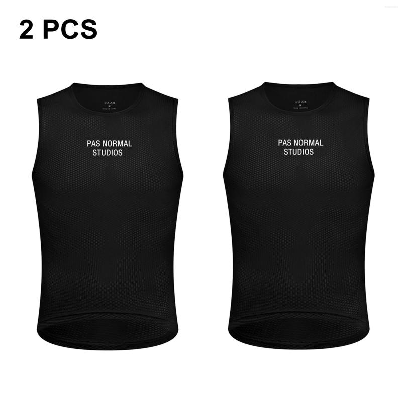 

Racing Jackets PNS Pas Normal Studios 2023 Men Summer Cycling Undershirt Tops MTB Bike Base Layer Vest Bicycle Clothing Sleeveless Uniform, Black