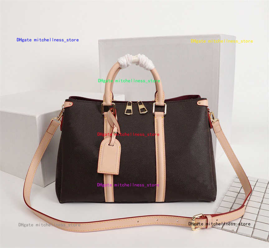 

High Quality Fashion Designer Luxury Handbags Purses Open Handbag BB Bag Women Brand Classic Style Genuine Leather Shoulder Bags, M44815#2