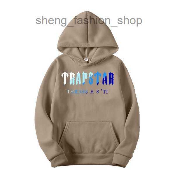 

Trapstar Tracksuit Brand Printed Sportswear Men 18 Colors Warm Two Pieces Loose Sweatshirt Pants Set Hoodie Jogging 220815 6 429V