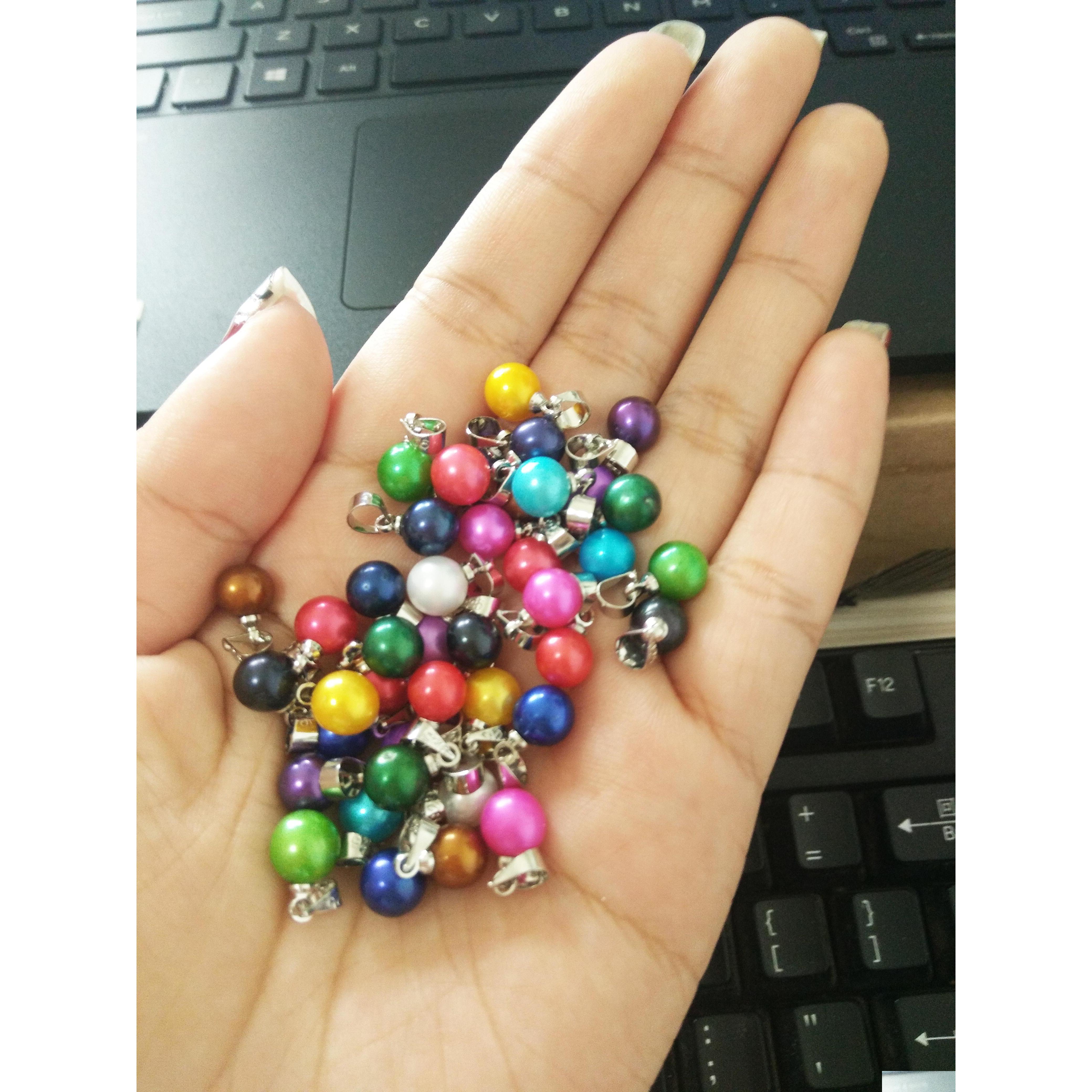 

Pearl 10Pcs Loose Round Pendant 68Mm Size In Random Freshwater Simple Pendants Mixed Color Love Wish Best Gift For Women Drop Delive Dhfeo