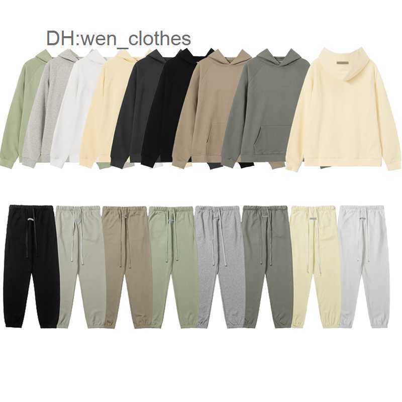 

Fear of Ess Designer Men Hoody Hoodies Pullover Sweatshirts Letter Printed Crewneck Loose Long Sleeve Black Hooded Streetwear Mens Jogging Pants god A0CP