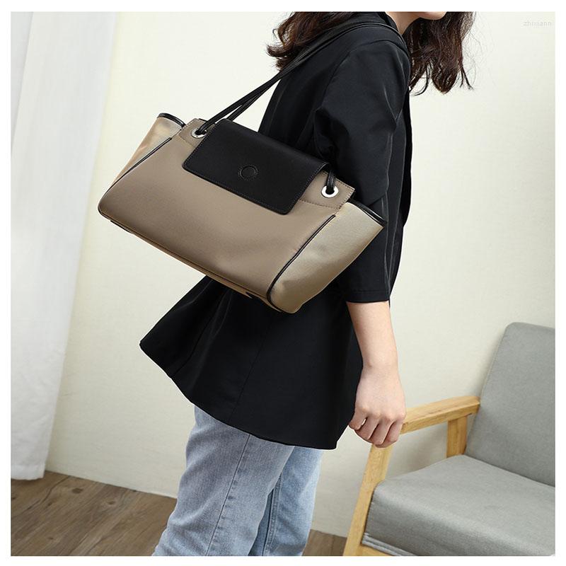 

Evening Bags Woman Bag Shopper Large Oxford Handbag Leather Brown Vintage Fashion Mini Summer Womans Shoulder 2023, Brown khaki