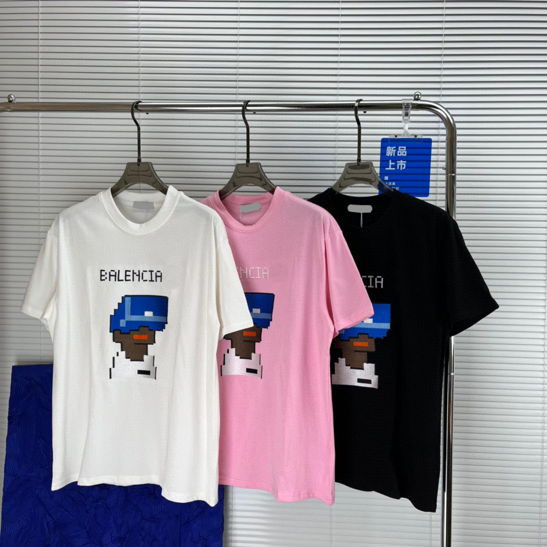 

Men's Plus Tees Polos Round neck embroidered and printed polar style summer wear with street pure cotton T-Shirts 32w4