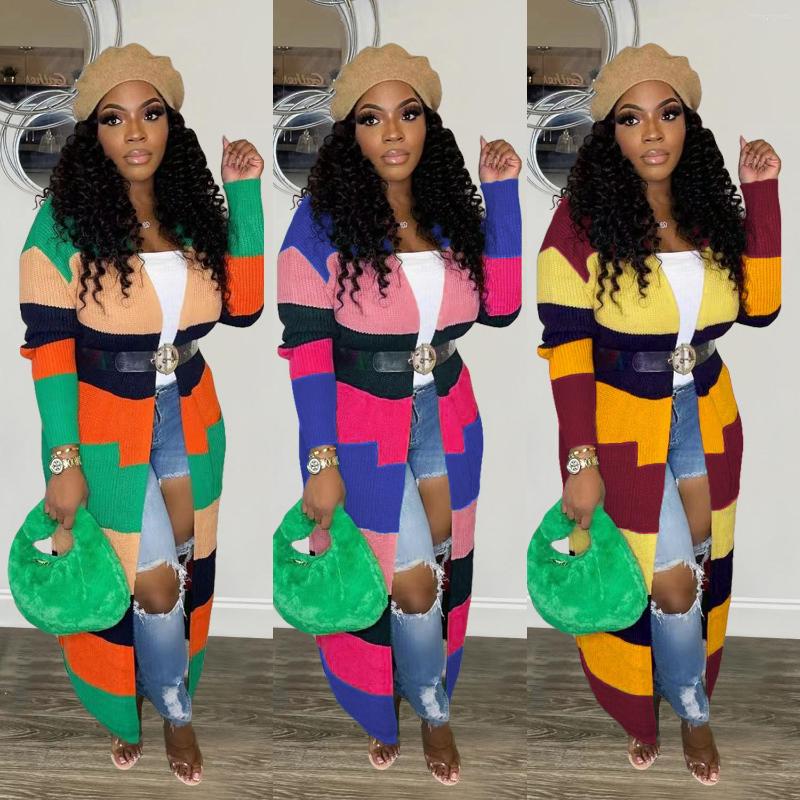 

Women' Trench Coats 2023 Women Luxury Autumn Winter Clothes Knit Dress Jackets Casual Coat Cardigans Knitted Cardigan Sweaters Elegant Long, Yellow