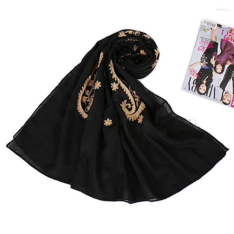 

Scarves Solid Cotton Hijab Scarf For Muslim Women Shawl Paisley Cashew Women's Islam Headscarf Abaya African Woman Turban Pareo