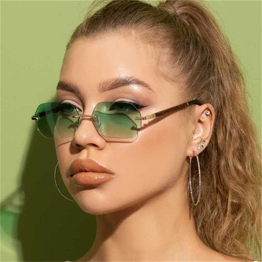 

30% OFF 2023 All-match Fashion Women Random Stylish Retro Metals Polygon Driving Shades Eyewear Cool Decoration S21132
