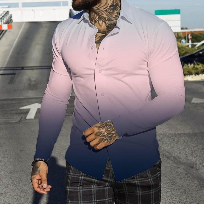 

Men' Casual Shirts Pajama Large Black B Mens T White Men Autumn Winter Single Breasted Shirt For Fashion Purple Running, Blue