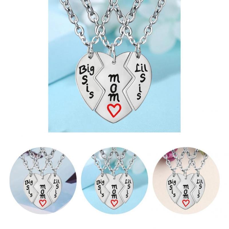 

Chains Meaningful Stainless Steel Curve Matching Mother Daughter Necklace For Birthday